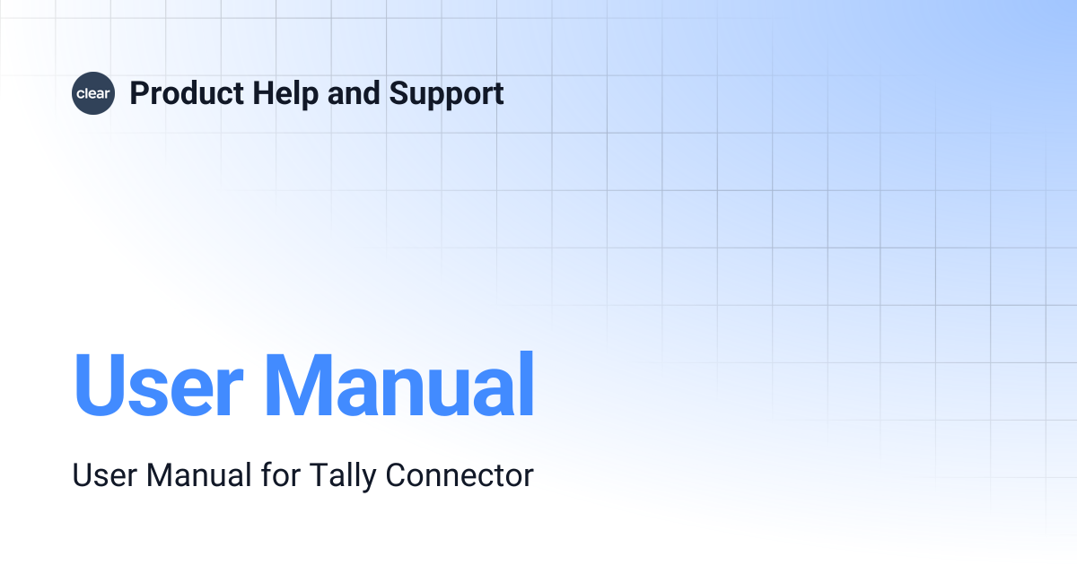 User Manual | Product Help and Support